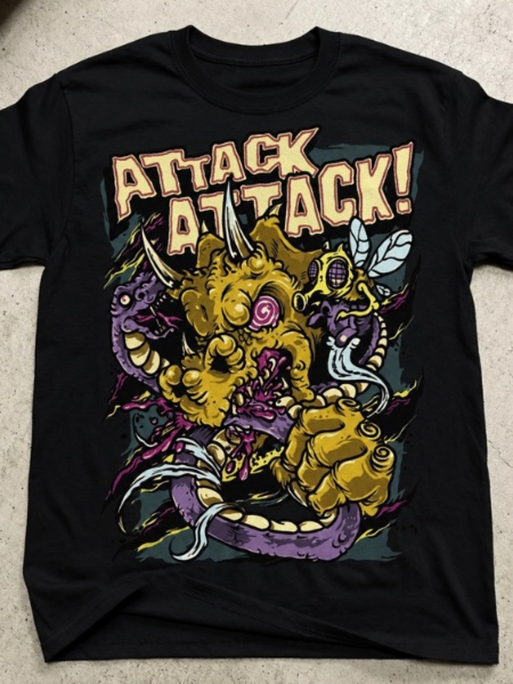 Attack Attack! Graphic Tee in Black